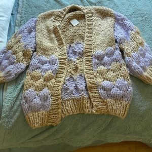 Free People chunky knit sweater gently used